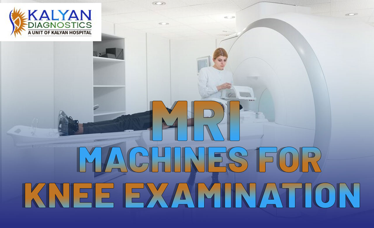 MRI machines for knee examination
